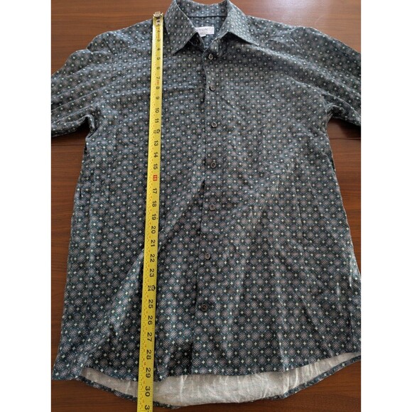 Eton Slim Fit Shirt Long Sleeve Cotton Men's Size Large Pre Owned - Picture 7 of 9